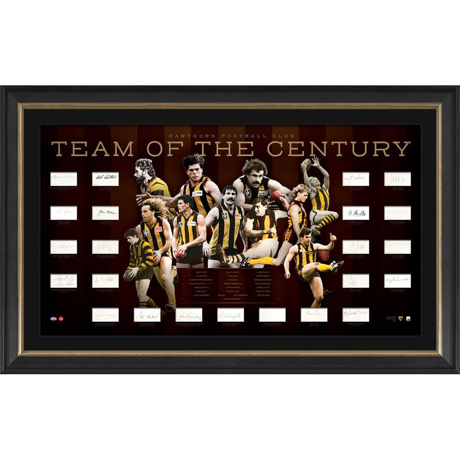 Hawthorn Hawks – Team of the Century Signed Framed Limited Editi...