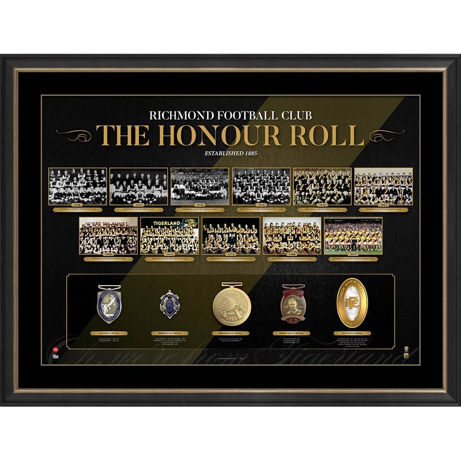 Richmond Tigers – The Honour Roll
