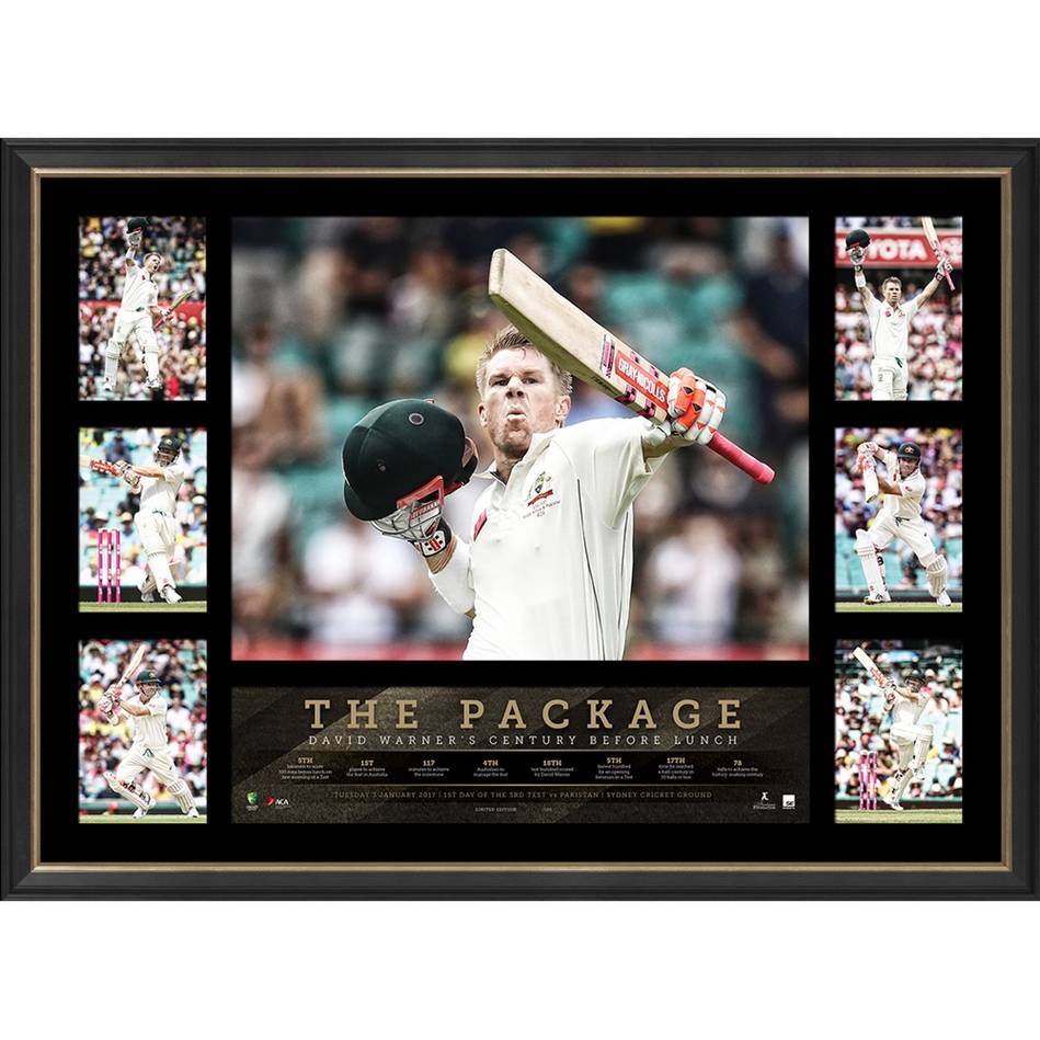 Cricket – David Warner ‘The Package’ Limited Edition...