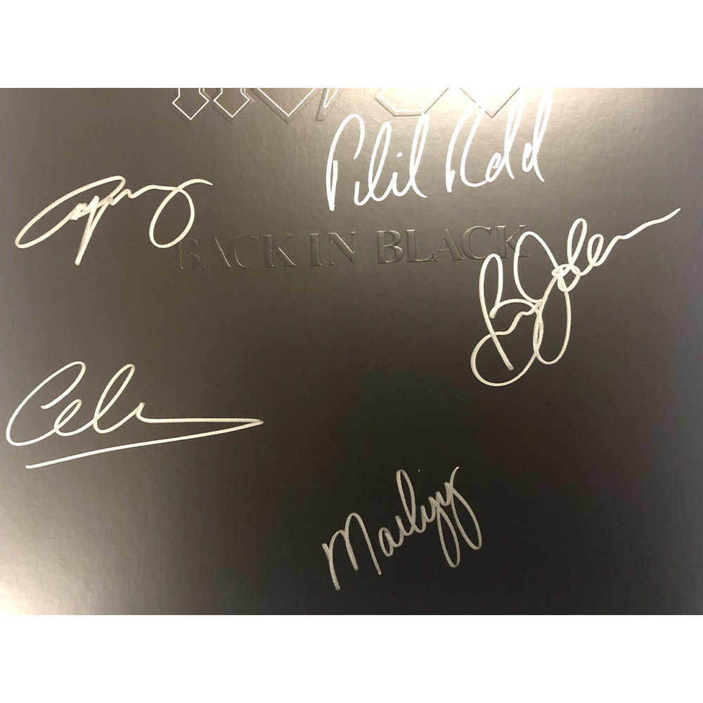 acdc signed memorabilia