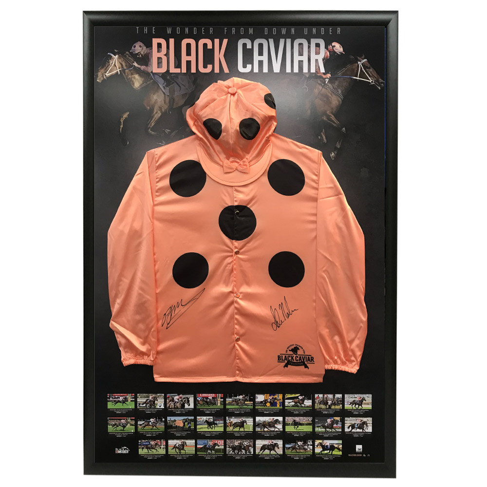 Black Caviar – Retirement Limited Edition Signed and Framed Coll...