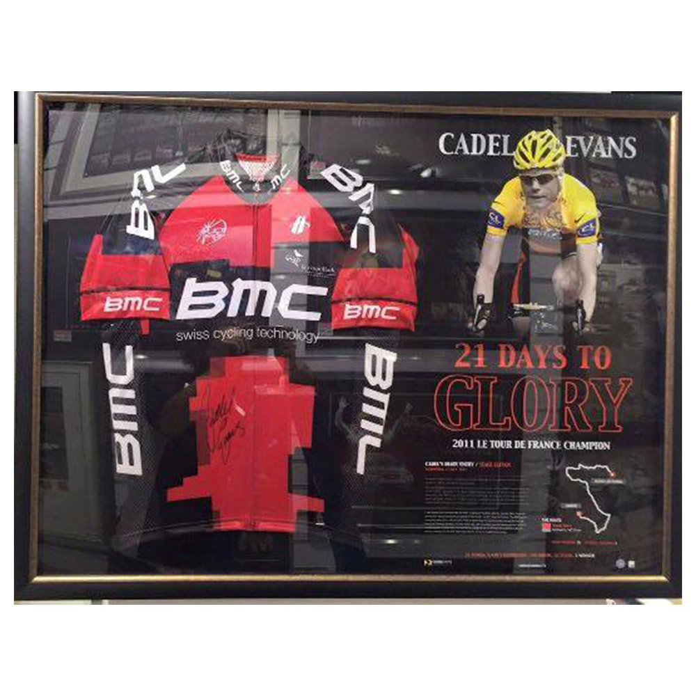 Cycling – Cadel Evans Signed & Framed Limited Edition ̵...