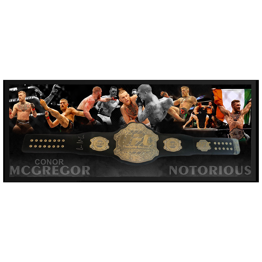 UFC – Conor McGregor Signed & Framed Belt