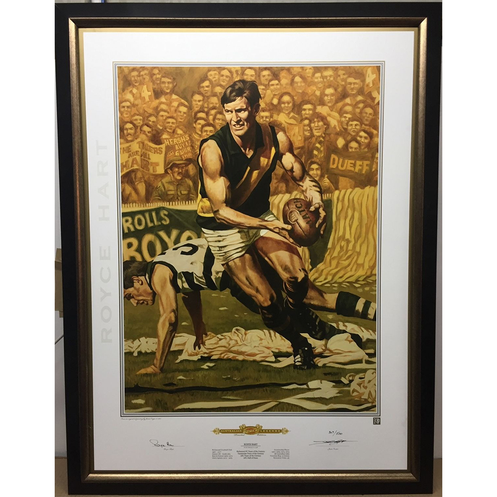 Richmond Tigers – Royce Hart Signed & Framed Limited Editio...