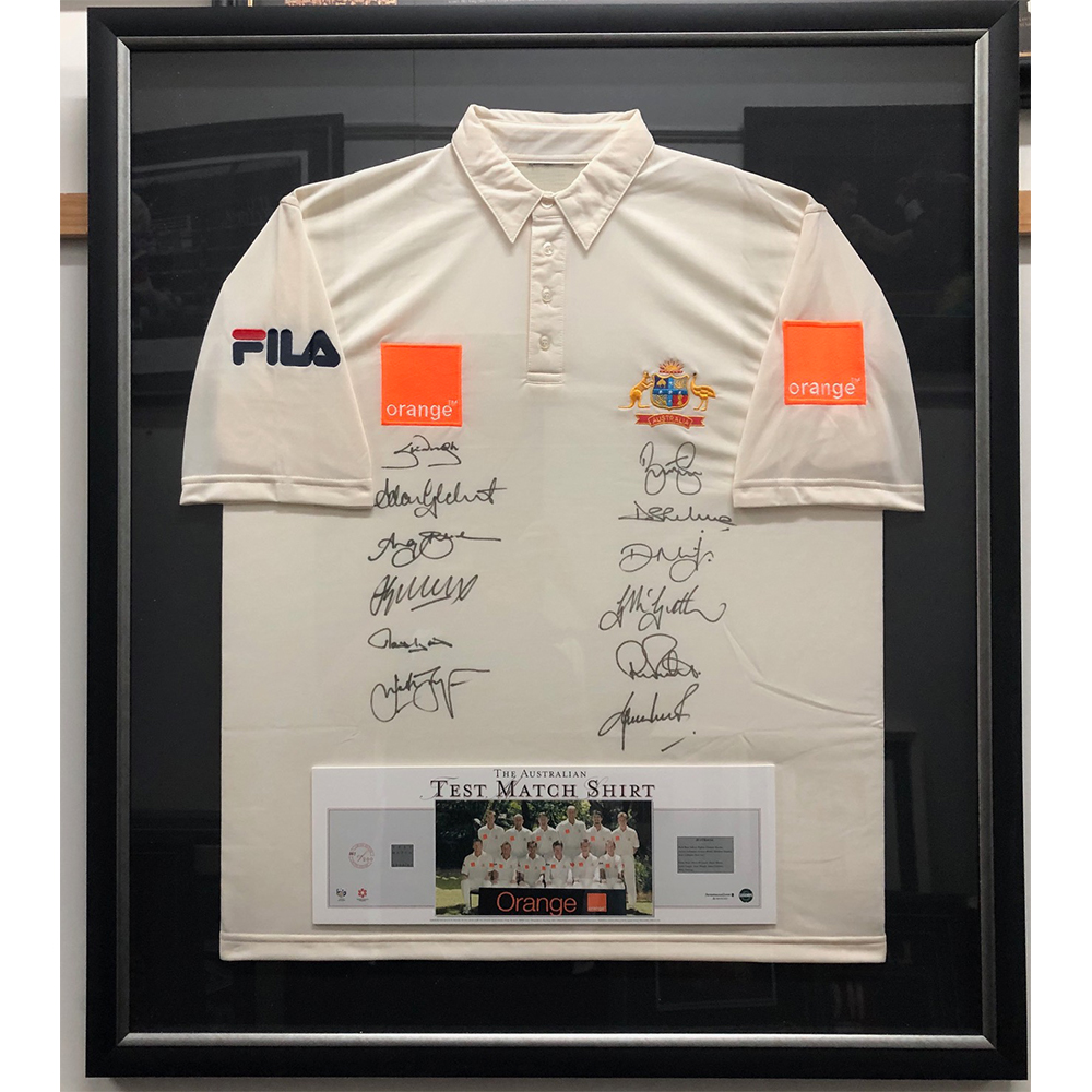 Cricket – Australia 2002-03 Signed Test Team Shirt