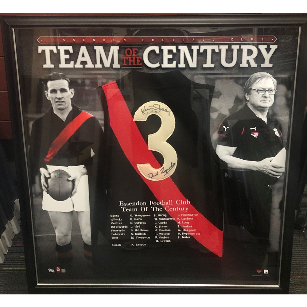 Essendon Bombers – Kevin Sheedy & Dick Reynolds Signed &...