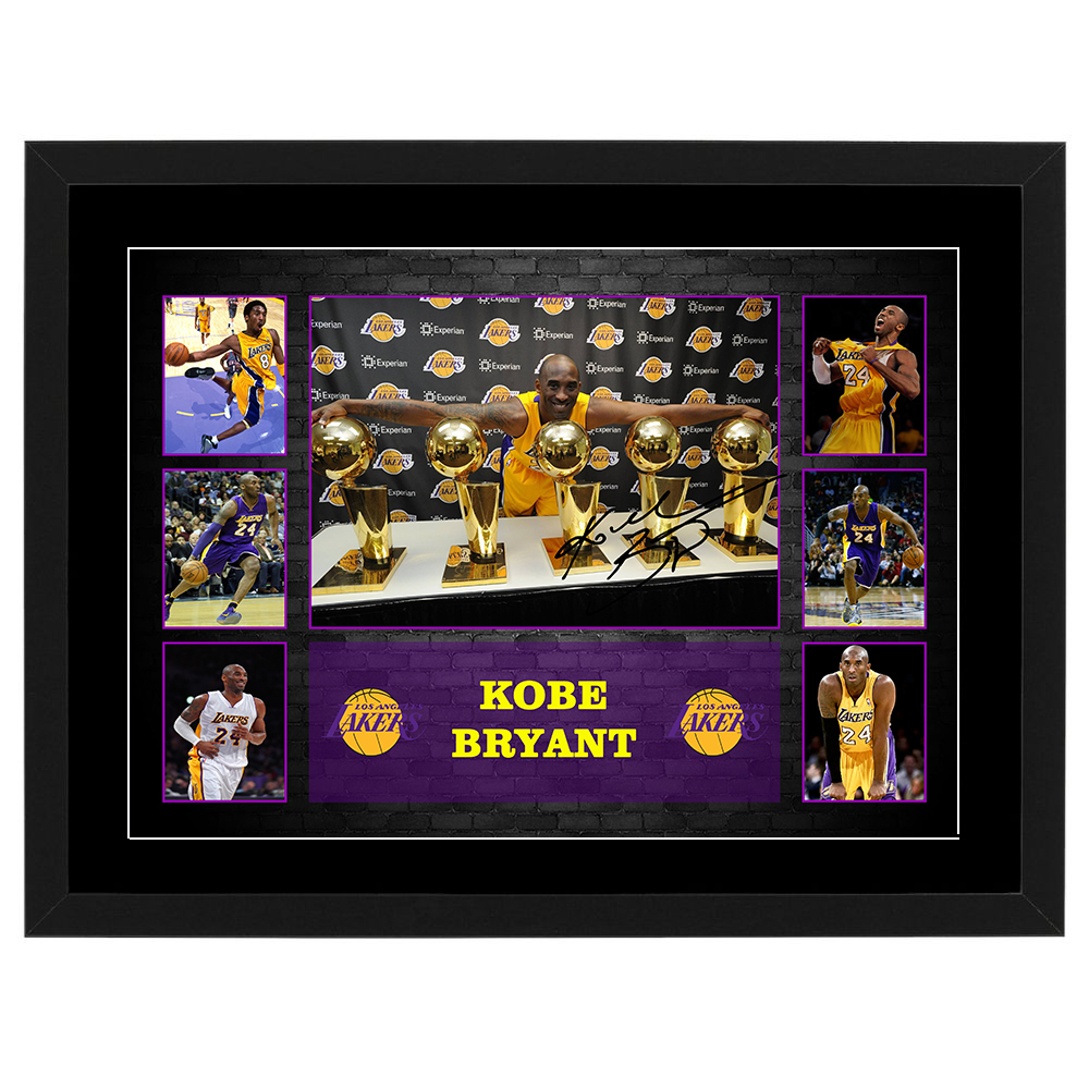 Basketball – Kobe Bryant Los Angeles Lakers Framed Pre Print