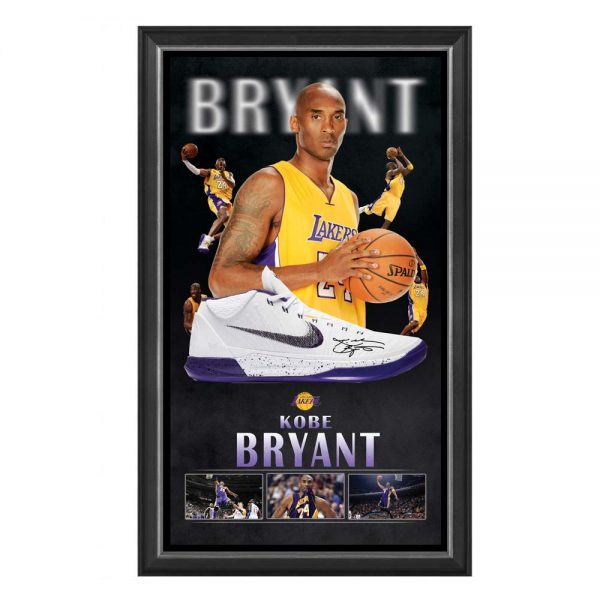 Basketball - Kobe Bryant Signed & Framed Shoe | Taylormade Memorabilia ...