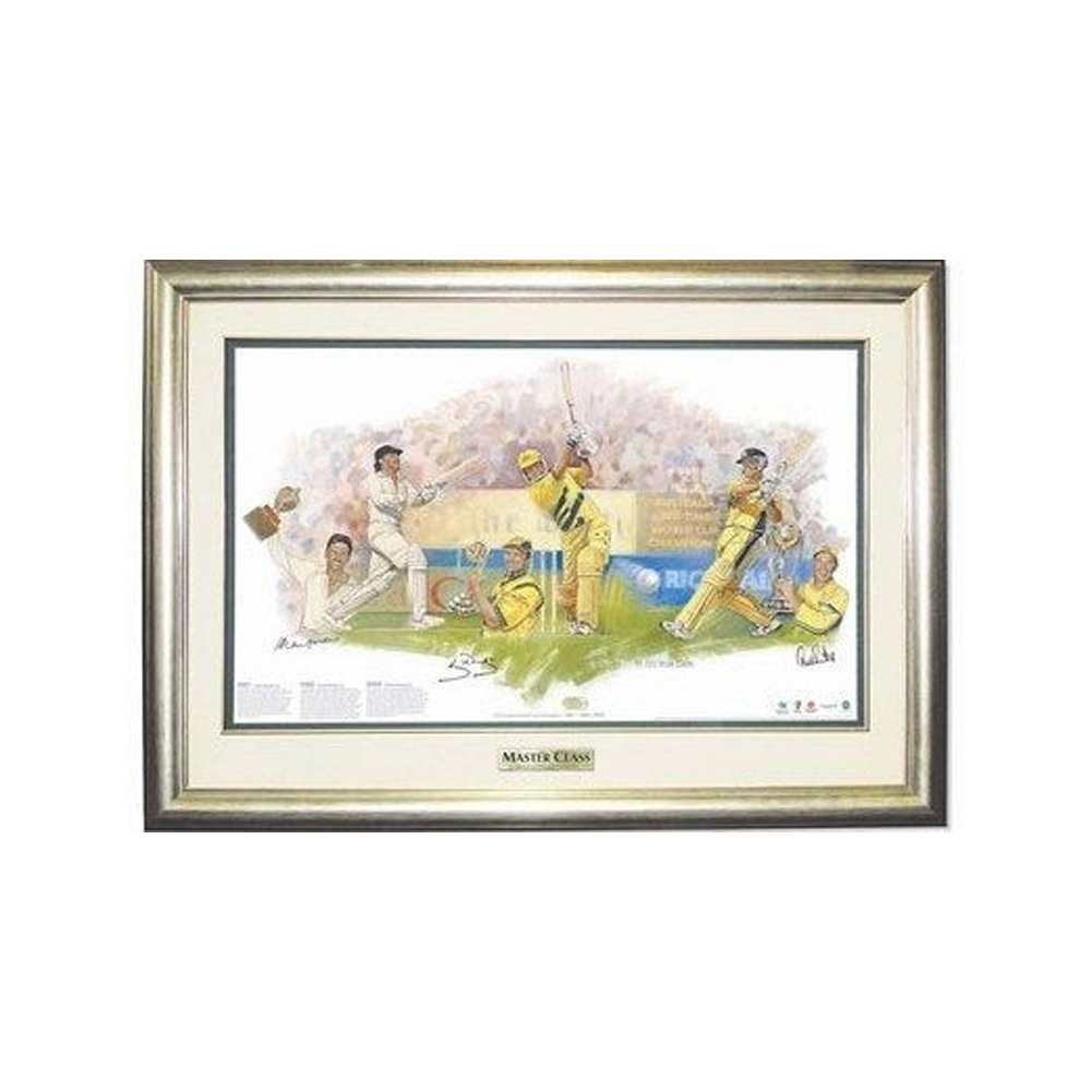 Cricket – “Masterclass” Signed Limited Edition Litho...