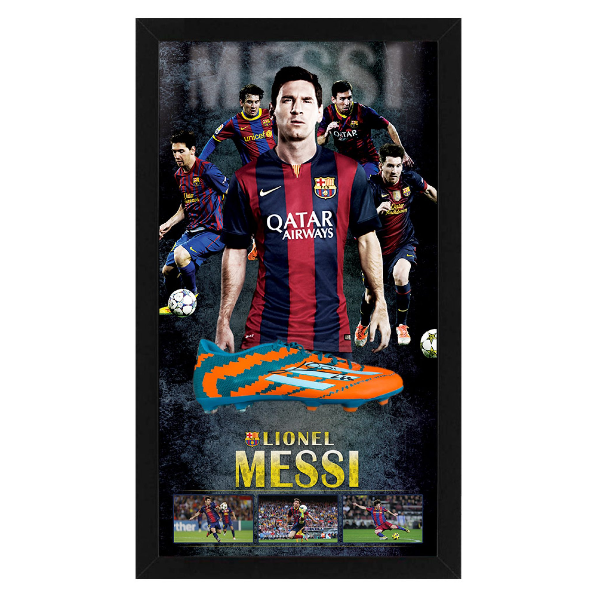 Soccer – Lionel Messi Signed & Framed FC Barcelona Jersey | Taylormade