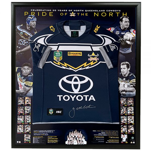 New 2015 North Queensland Cowboys NRL Premiers Squad Print Framed 