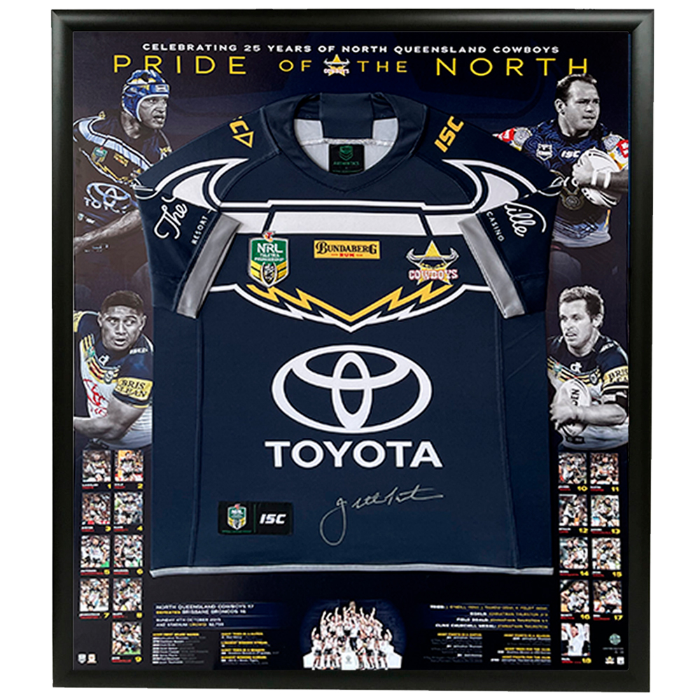 North Queensland Cowboys – Johnathan Thurston Signed & Fram...