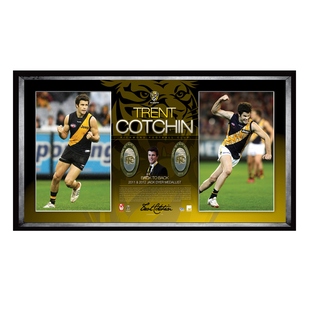 Richmond Tigers – Trent Cotchin 2013 Best and Fairest Lithograph