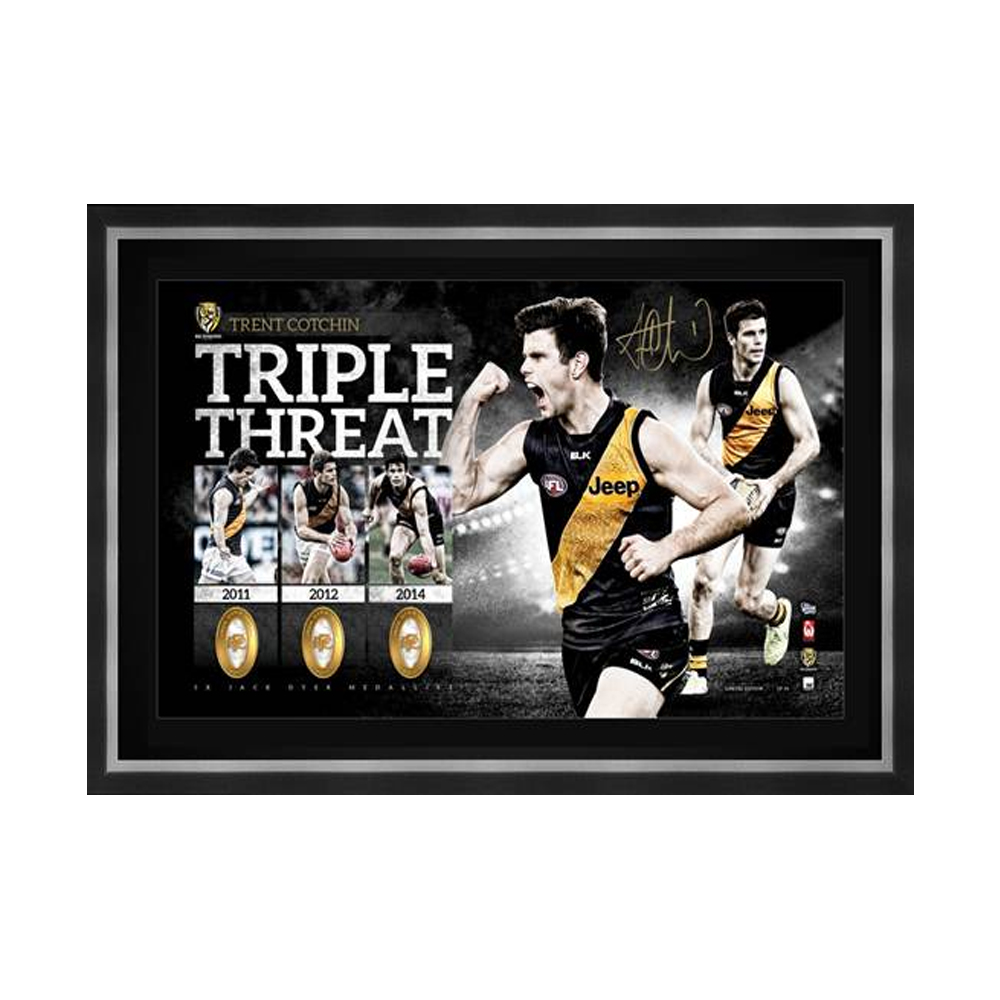 Richmond Tigers – Trent Cotchin Signed & Framed Limited Edit...