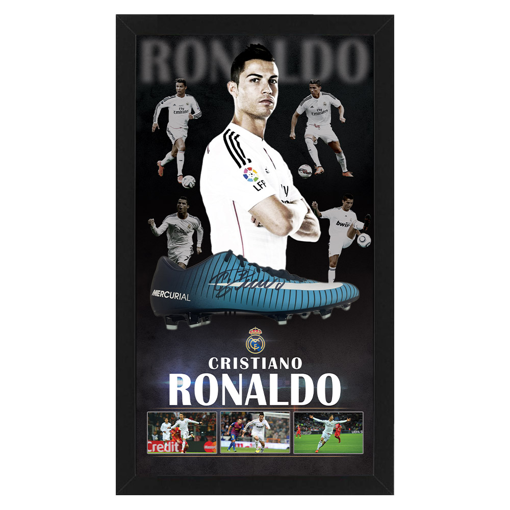 signed cristiano ronaldo boot