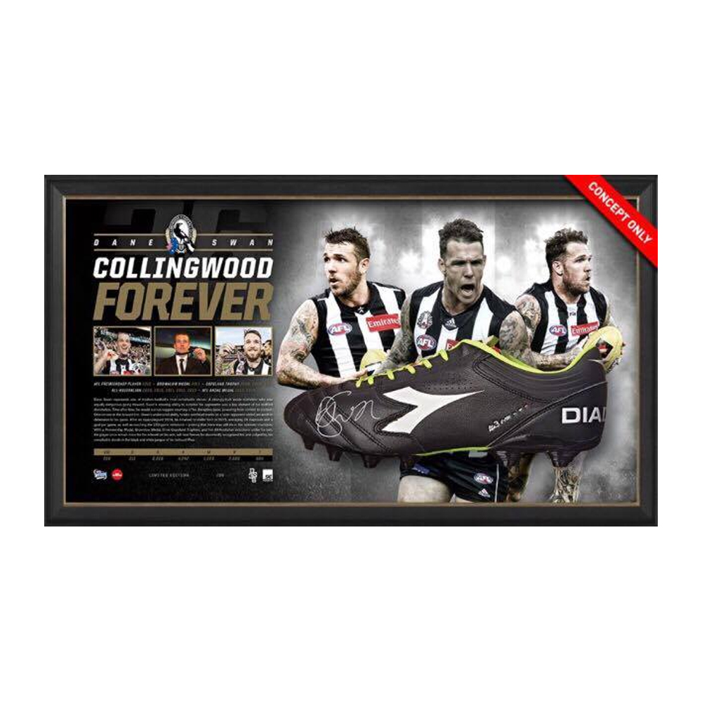 Collingwood Magpies – Dane Swan Signed & Framed “Colli...