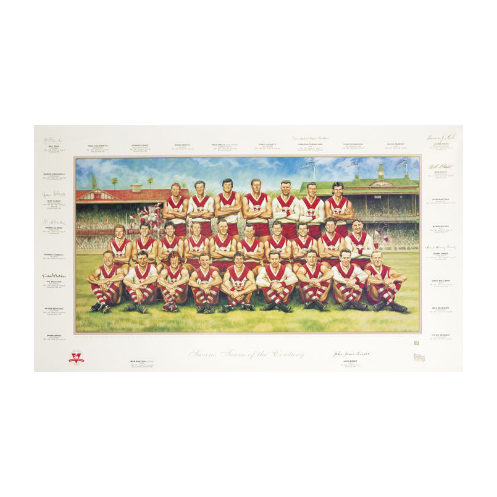 Sydney Swans – Team of the Century Jamie Cooper Print