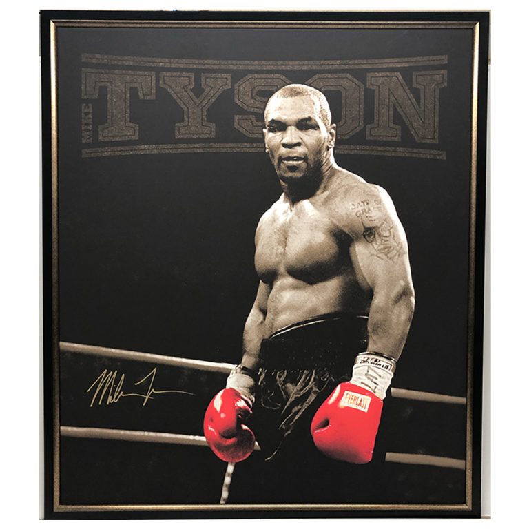 Boxing - Mike Tyson Signed & Framed Canvas | Taylormade Memorabilia ...