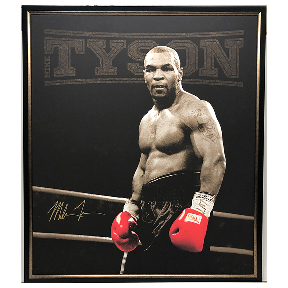 Boxing – Mike Tyson Signed & Framed Canvas