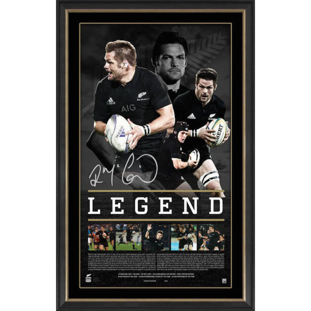 Rugby Union – Richie McCaw Signed & Framed “LegendR...