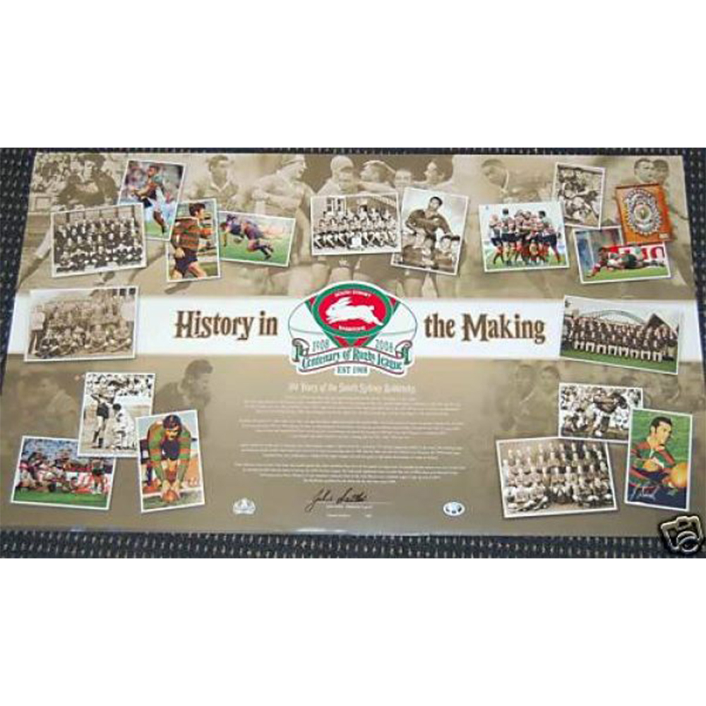 South Sydney Rabbitohs – History In The Making Limited Edition P...