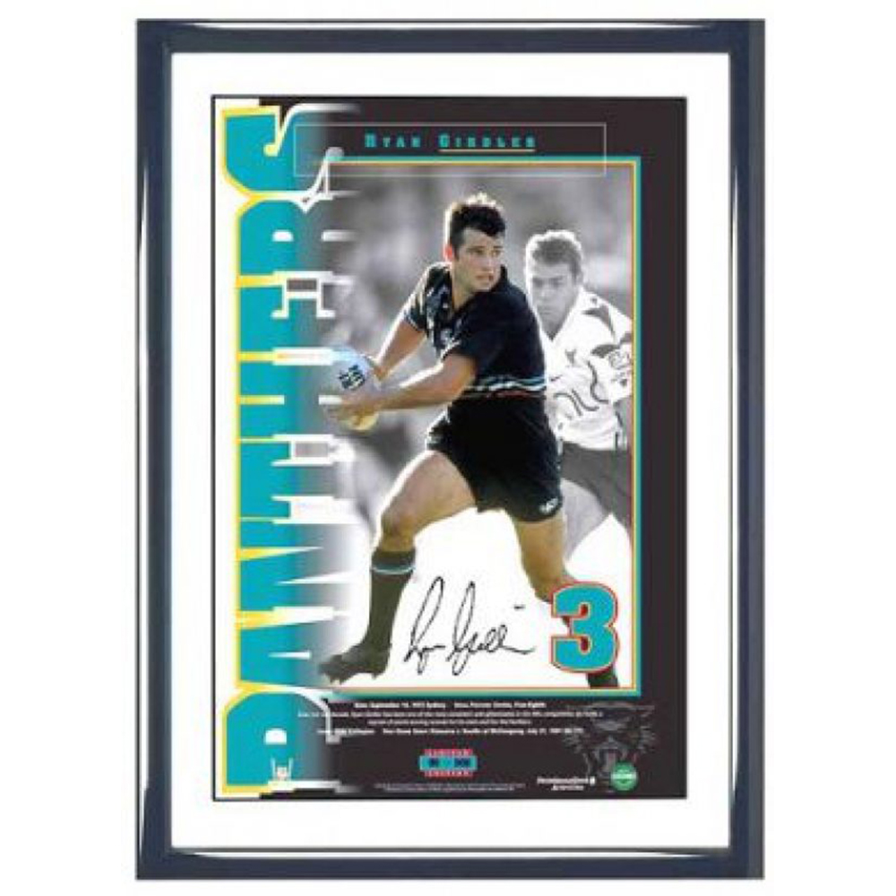 Penrith Panthers – Ryan Girdler ‘Numbers Up’ Signed ...