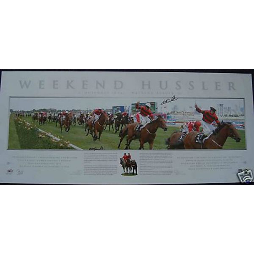 Horse Racing – Weekend Hussler – Signed Limited Edition Pr...