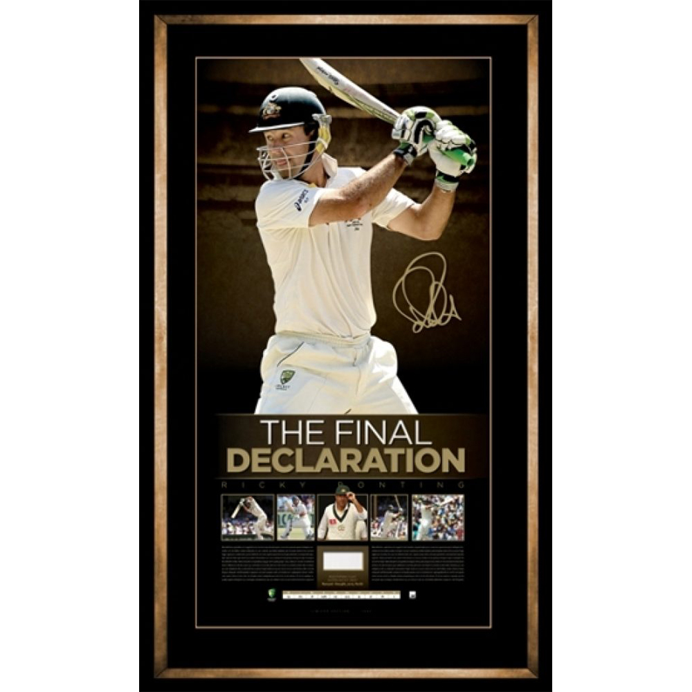 Ricky Ponting – Signed Limited Edition The Final Declaration Pri...