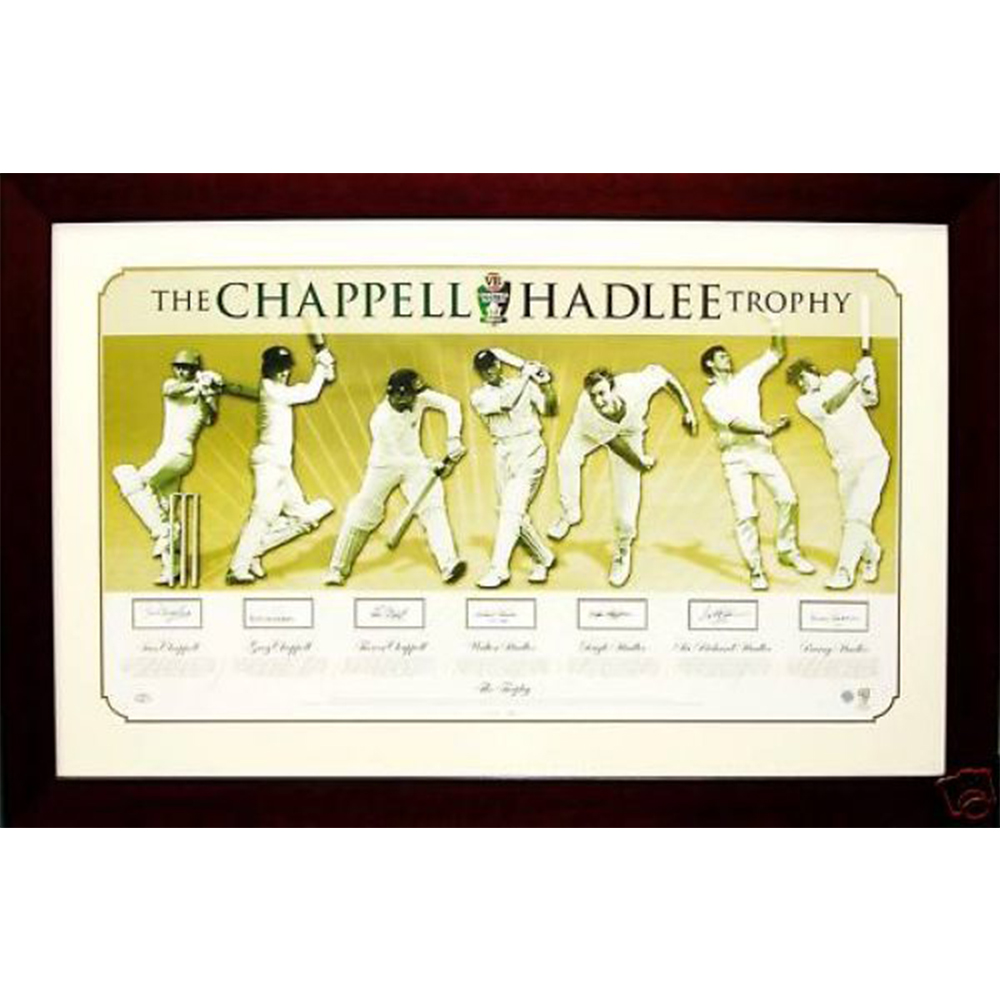 Cricket – The Chappell – Hadlee Trophy Signed Limited Edit...