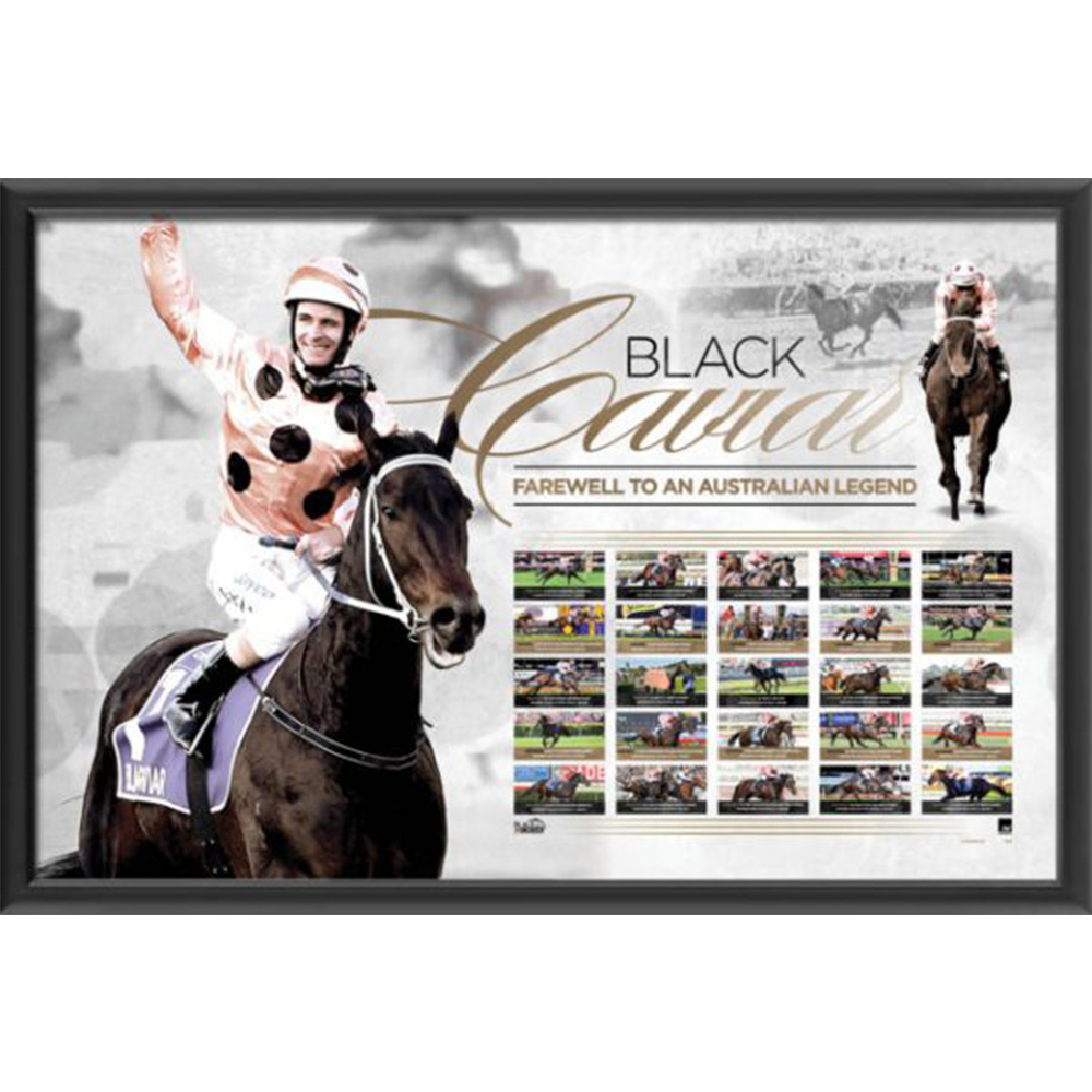 Horse Racing – Black Caviar – Framed Farewell To An Austra...