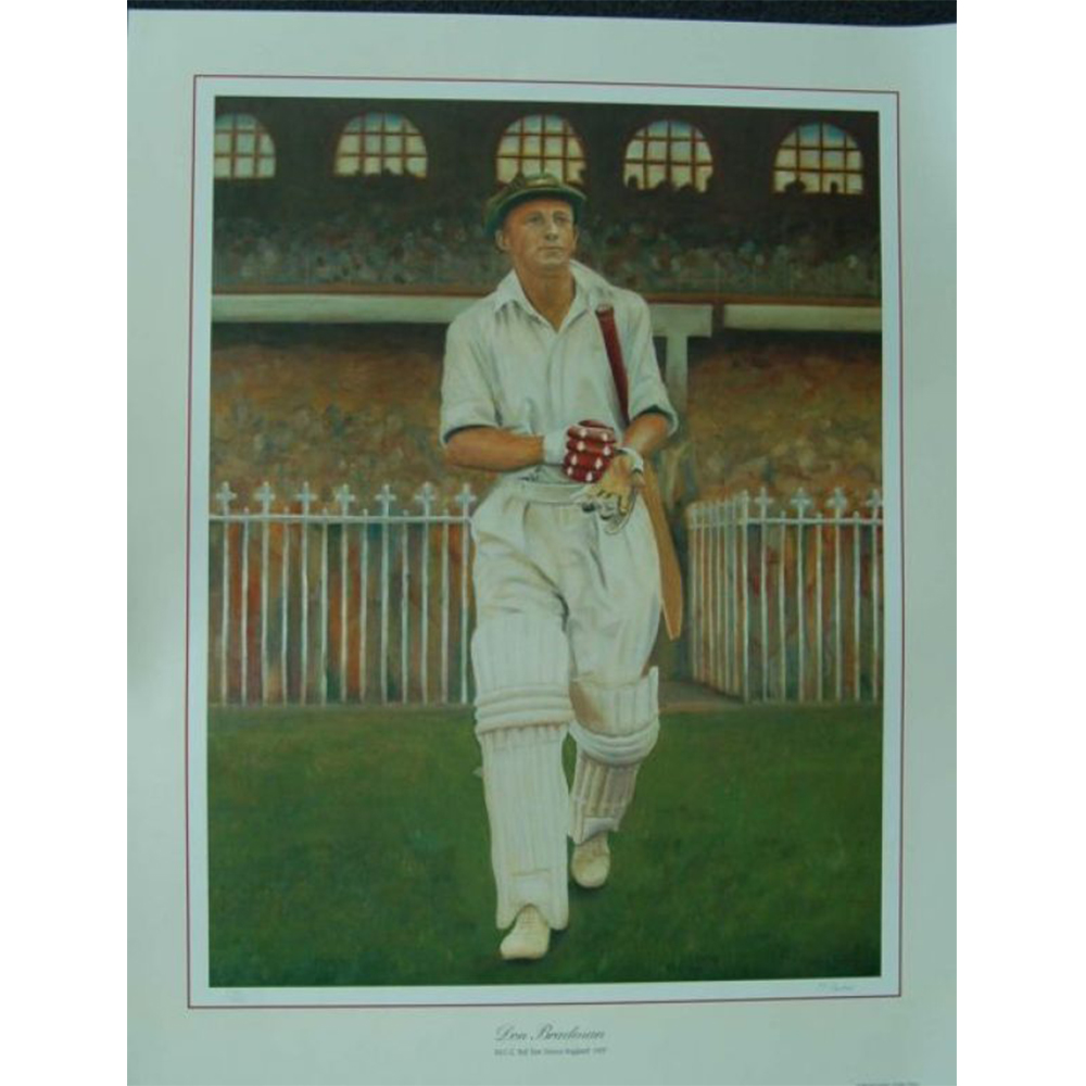 Cricket – Sir Donald Bradman – 1937 3rd Test V England MCG...