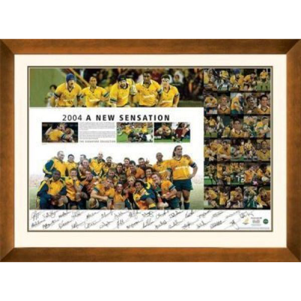 Rugby Union – Australian Wallabies – 2004 Wallabies Team S...