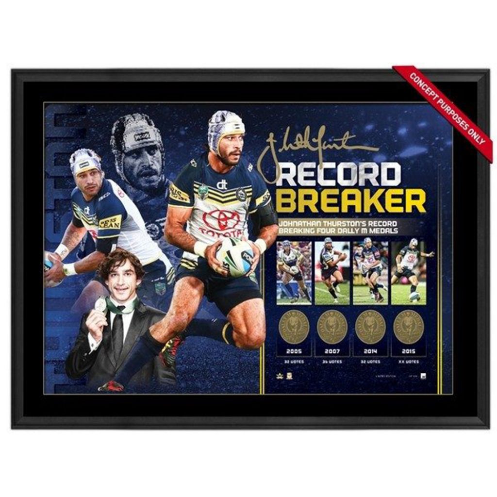 North Queensland Cowboys 2015 Premiers Premiergraph - Sports Memorabilia