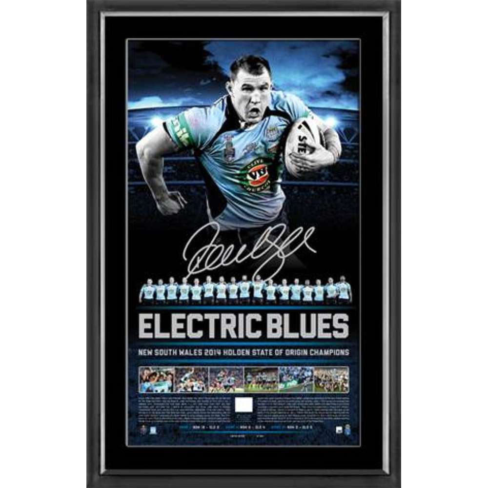 State of Origin – New South Wales Paul Gallen Signed Limited Edi...