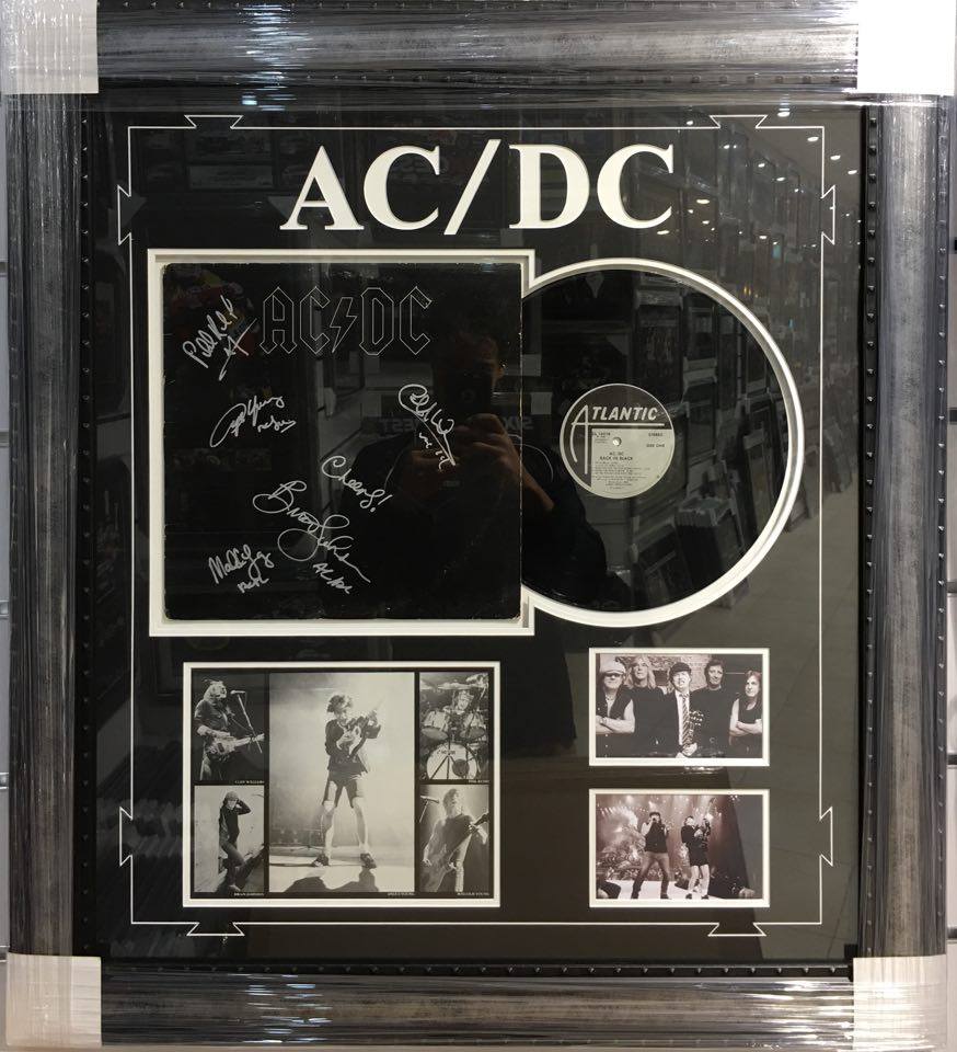 acdc signed memorabilia