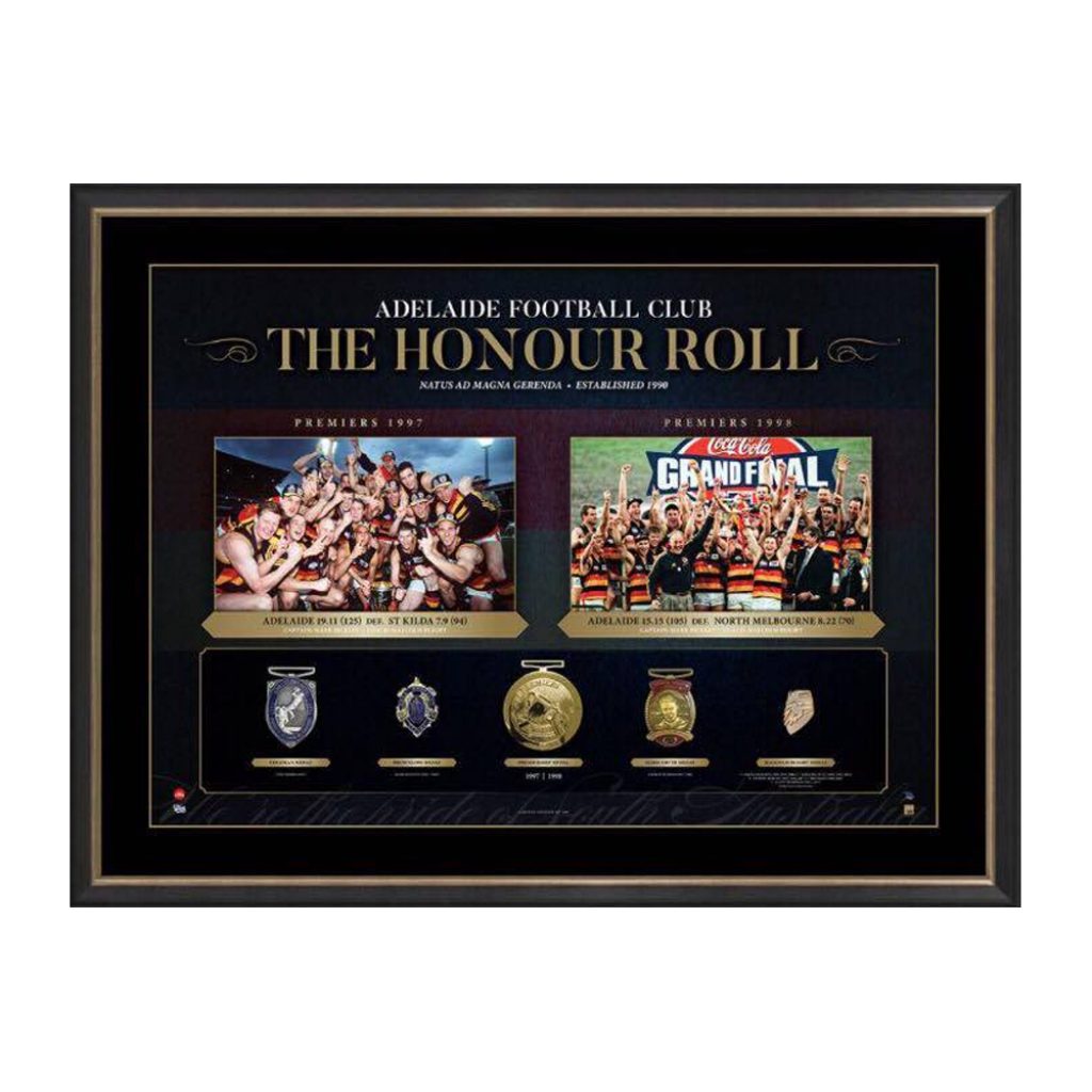 Adelaide Crows - The Honour Roll | Taylormade Memorabilia | Sports ...