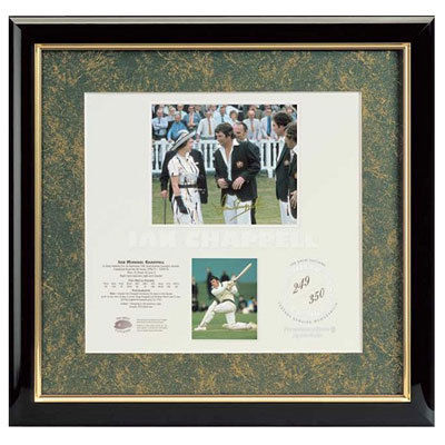 Cricket – Ian Chappell ‘The Great Captains’ Signed L...
