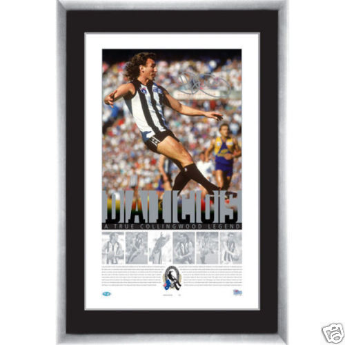 Collingwood Magpies – Peter Daicos Signed and Framed Limited Edi...