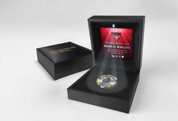 Essendon Bombers – Boxed Brownlow Medal w/ LED Lighting Display
