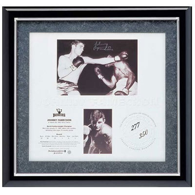 Boxing – Johnny Famechon – Signed & Framed Limited Ed...