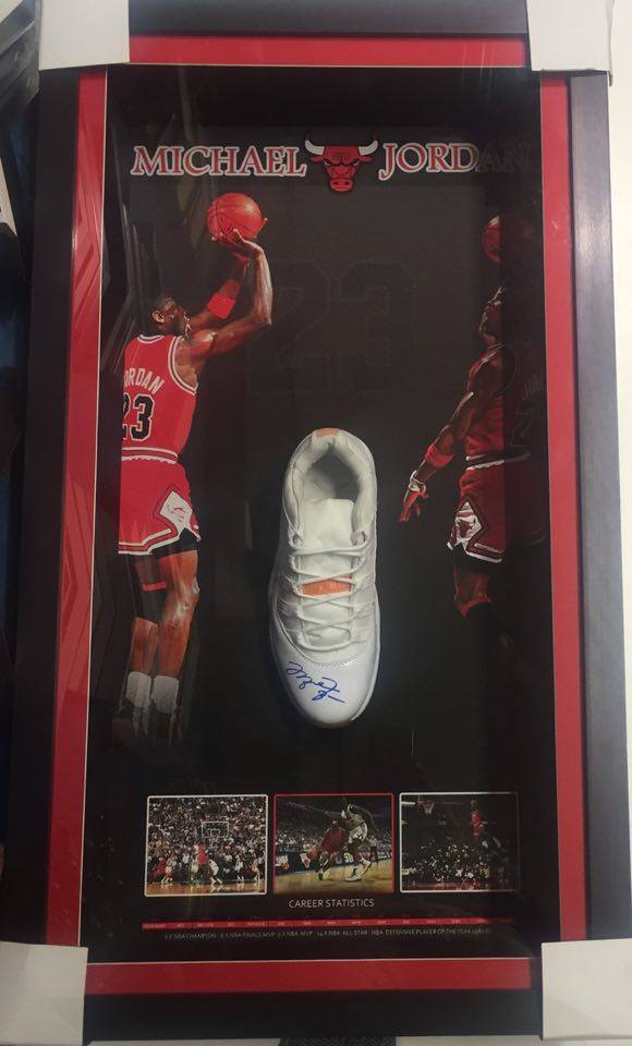 michael jordan signed shoes