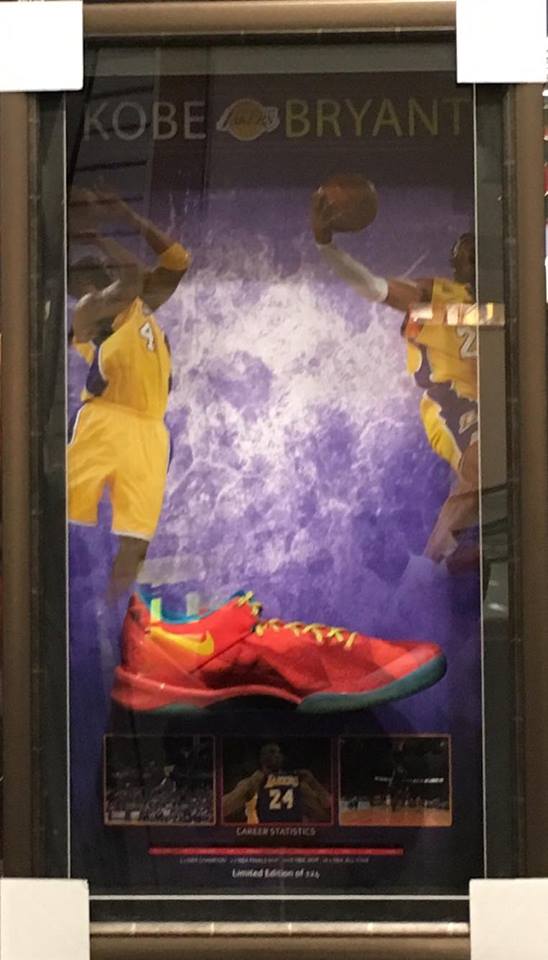 Basketball - Kobe Bryant Signed & Framed Limited Edition Shoe ...