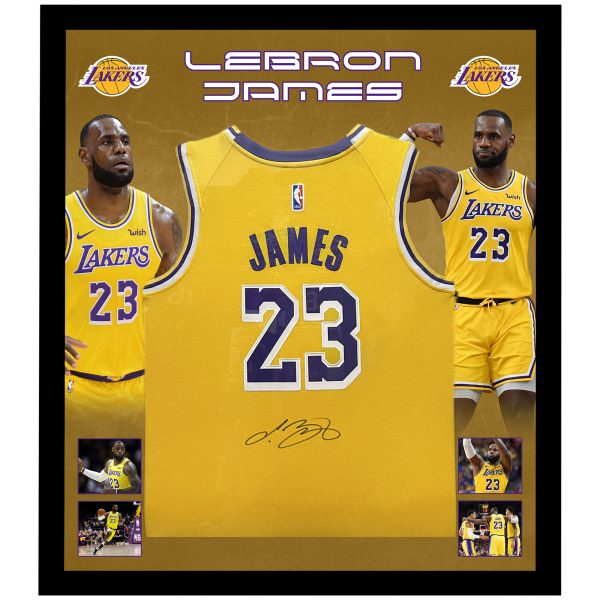 LeBron James Los Angeles Lakers Jersey hand signed W/certificate of  authenticity