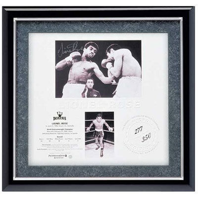 Boxing – Lionel Rose – Signed & Framed Limited Editio...