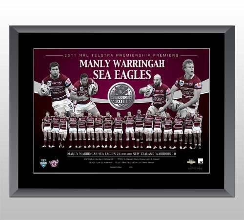 Manly Sea Eagles – 2011 Premiership Medallion Sportsprint