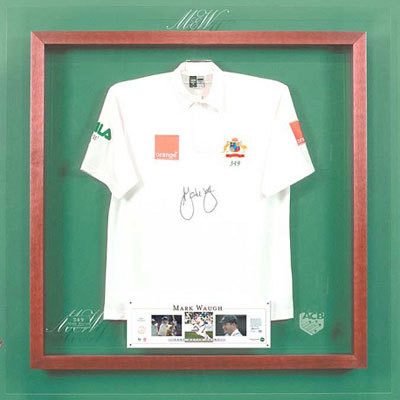 Cricket – Mark Waugh – Signed and Framed Limited Edition A...