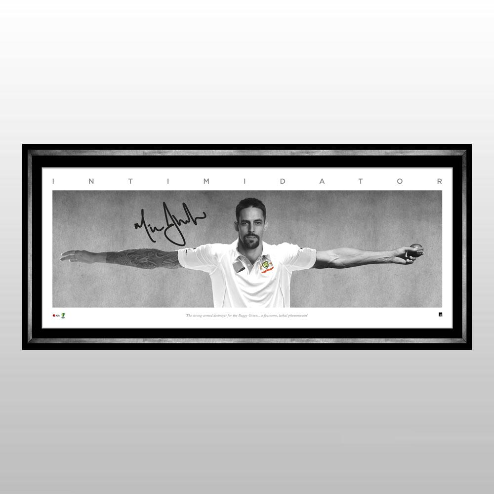 Cricket – Mitchell Johnson Signed & Framed Limited Edition ...