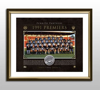 Penrith Panthers – 1991 Limited Edition Premiership Medallion Pr...