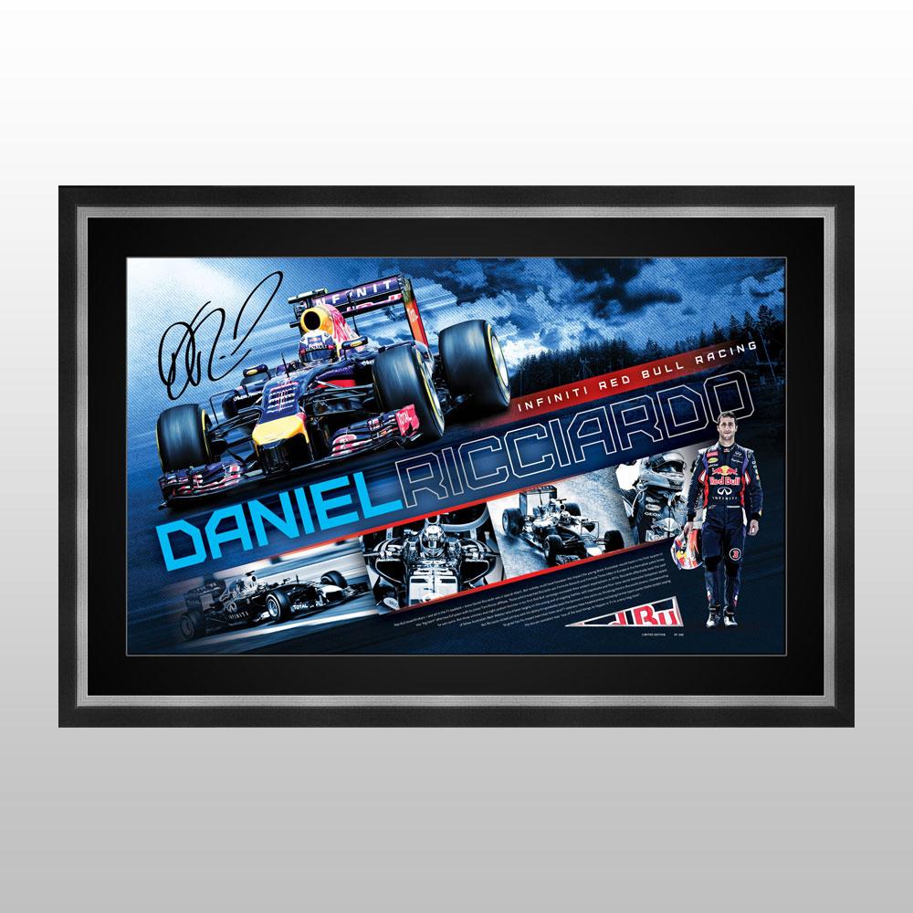 Formula 1 – Daniel Ricciardo Signed & Framed Red Bull Racing...