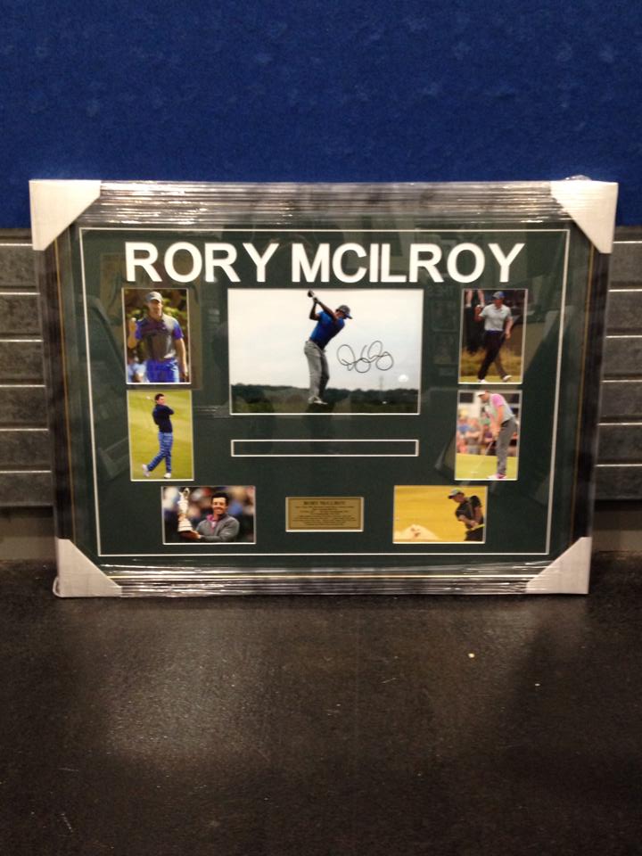 Golf - Rory Mcilroy Signed & Framed Photo Collage | Taylormade ...